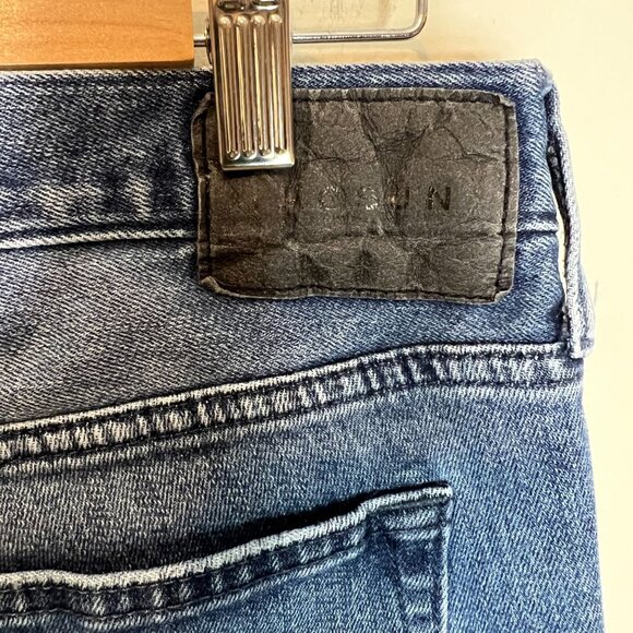 Pacsun Skinny‎ Jeans Size 28 Blue Floral Outseam Raw Hem Womens Denim - Picture 12 of 12